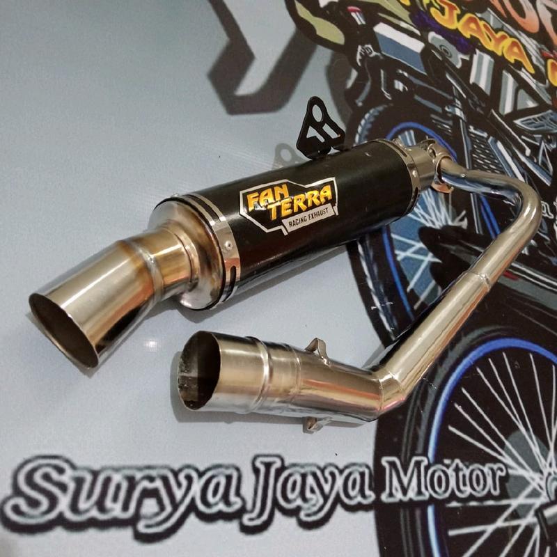 Knalpot Draco samlong BEAT(Deluxe,esp,fi,karbu,street,pop,new),Scoopy fi/new,Scoopy karbu,Vario 110fi/led,Spacy,Genio,spin,nex Motor Besi 3