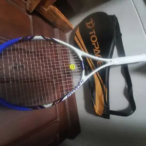 TOPACE Raket Tenis Karbon Ringan - Cocok untuk Pemula & Pelajar Dewasa (Lengkap dengan Tas, Bola & Grip) racket tennis ball outdoor