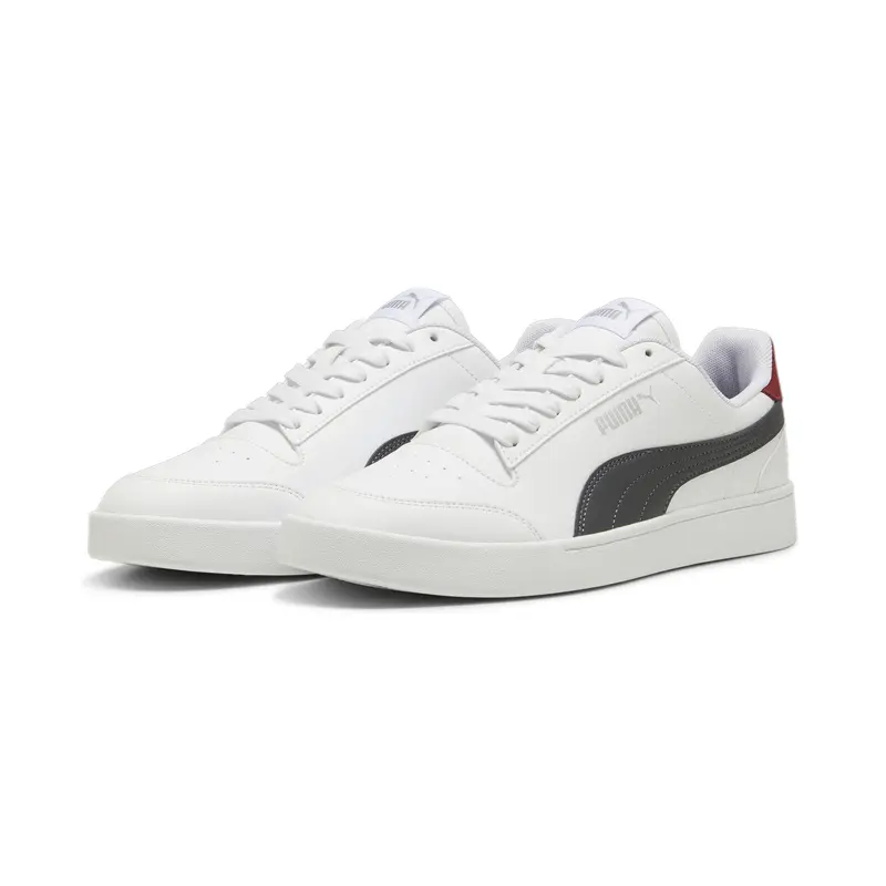 PUMA PUMA Shuffle Sneakers White-Shadow Gray-Intense Red 1