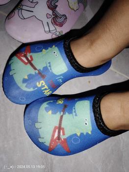 Product Review of Kasut Pantai Kanak-kanak, Cetakan Kartun Comel, Kalis Air, Cepat kering, Bernafas, Tidak licin, Sesuai untuk Lelaki dan Perempuan, Kasut Tapak Rata, AKKU Outdoor Shoes from T**F 0