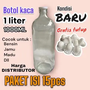 Botol bensin 1liter 15pcs