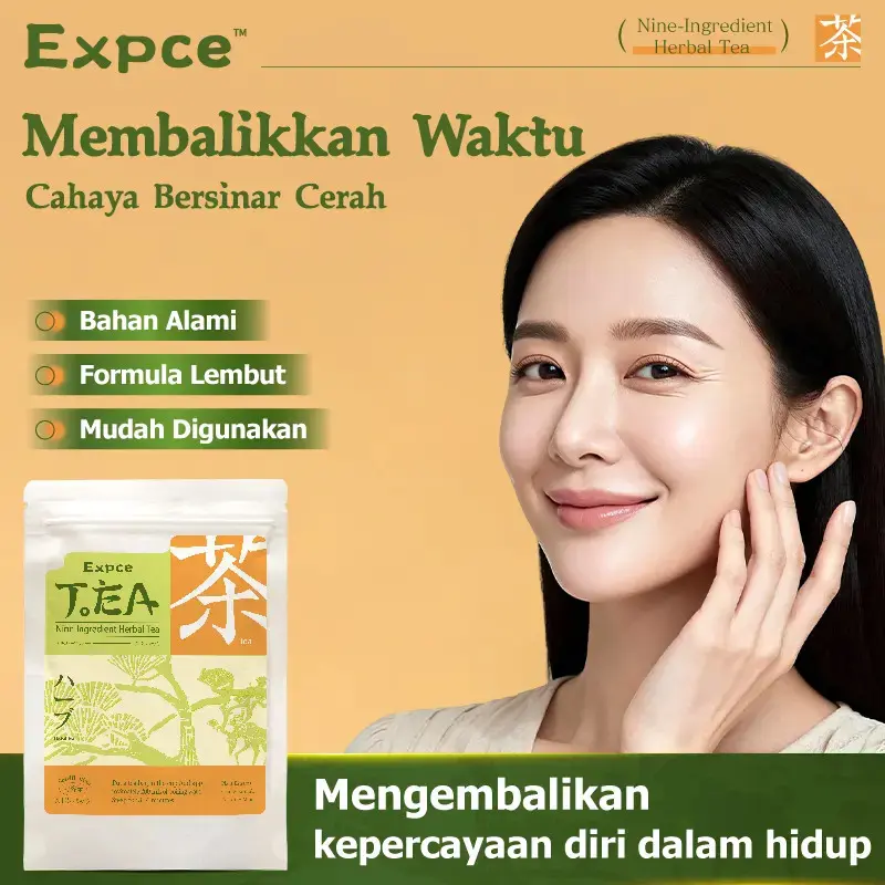 Expce Teh Herbal 9 Daun Alami – Bantu Stabilkan Tekanan Darah, Teh Herbal Tradisional untuk Hipertensi