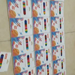 [READY] Aimilo Crayon Set Krayon Plastik 12/24 Warna Crayon Anti Air Dan Anti Patah Krayon Anti Kotor Dan Anti Patah Tidak Beracun