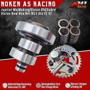 AH1 Racing Paket Camshaft Noken As Cam Racing Jupiter MX MX King Vixion R15 Old Xabre Per Klep Sentrik T1 T2