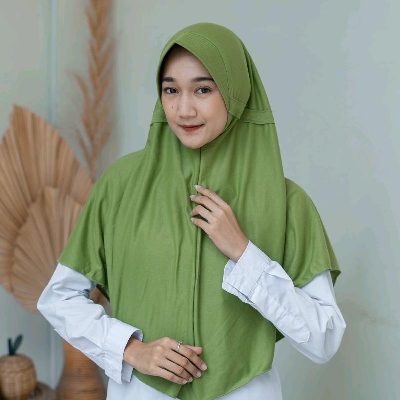 YUNIZAR jilbab instan PREMIUM (Dewasa & Remaja) model serut pinggir tertutup 5