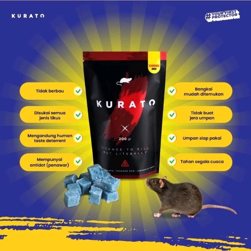 RACUN TIKUS KURATO 100% ORIGINAL 200GRAM PEMBASMI AMPUH TIKUS 2