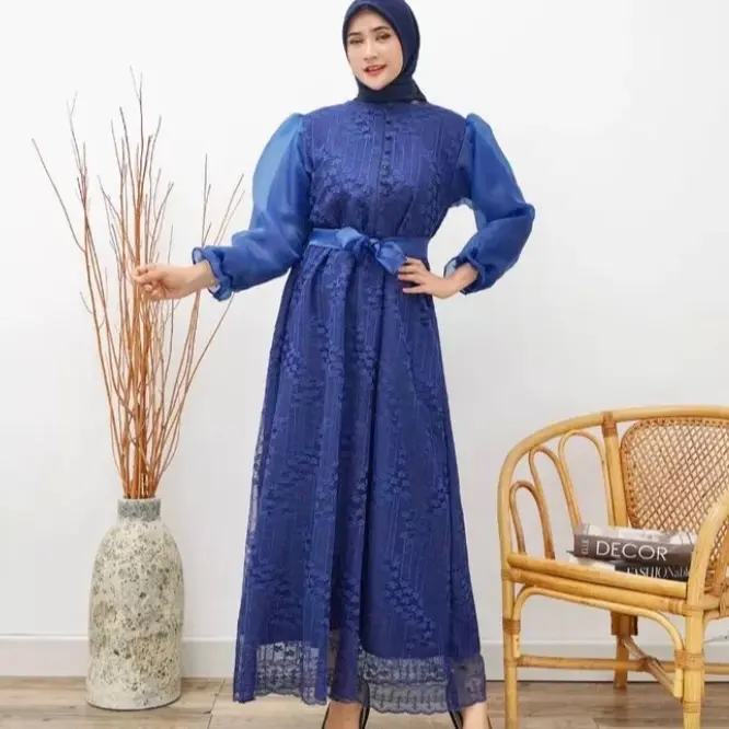 Kalayla dress brokat organza 1