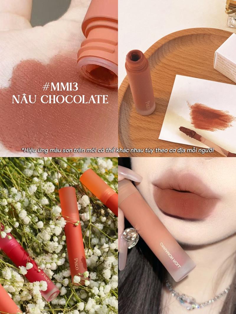 Product Introduction of PUCO Box 10 Son Kem Bơ Custard Lip Mud Túi Mù xốp, mịn, mướt không khô môi, lên màu chuẩn giúp làm đầy rãnh môi 2.5g 23