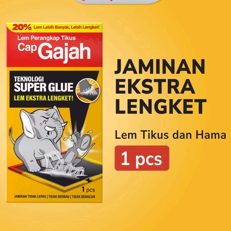 Perangkap Lem Tikus cap gajah lem tikus gajah perangkap tikus lem perangkap tikus gajah papan 0