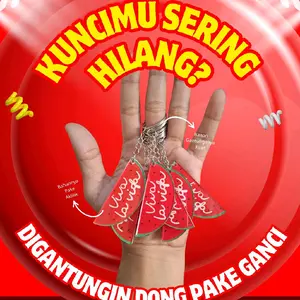 Gantungan kunci akrilik ganci akrilik barcode mypertamina custom bisa satuan by Cetak Akrilik