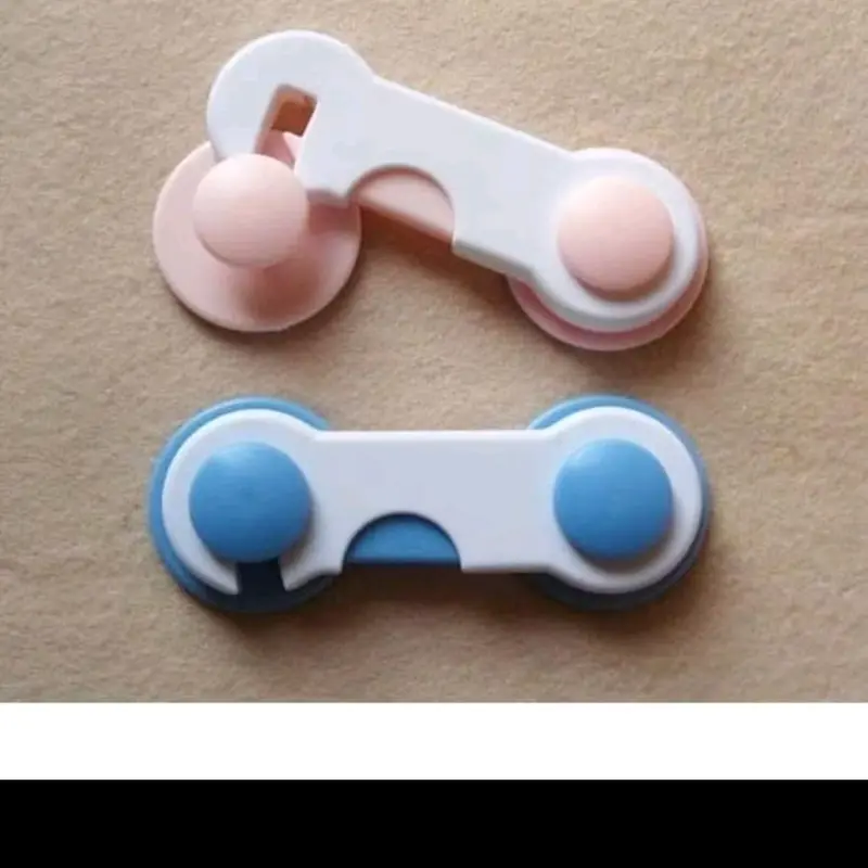 Safety Lock Baby Alat Kunci Pengait Pengaman Pintu Laci Kunci Lemari Kulkas Anak Kecil 3
