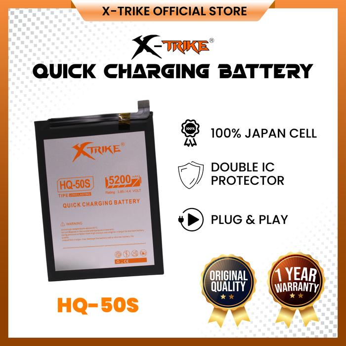 Gambar X - TRIKE Baterai HQ-50S untuk Samsung Galaxy A02S - A03 - A03S - M02S Double Power Battery dari Xtrike Shop Kota Administrasi Jakarta Pusat Tokopedia