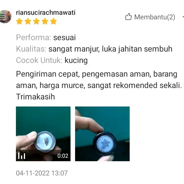 Paket Obat Luka Kucing - Obat Luka Kucing Dan Spray Pembersih Luka Kucing 2