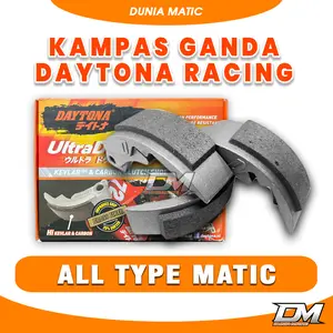 Daytona Kampas Ganda Beat Scoopy Mio Fino Nex Vario Spacy NMAX Aerox Freego Gear 125 PCX K44 ADV Fazzio Lexi Xride Soul GT Genio Vespa S150IE LX125 LX150IE Liberty 150IE XMAX Deluxe Street Nex Stylo Xeon Racing Upgrade Asli Original SUPERSTOCK Dunia Matic