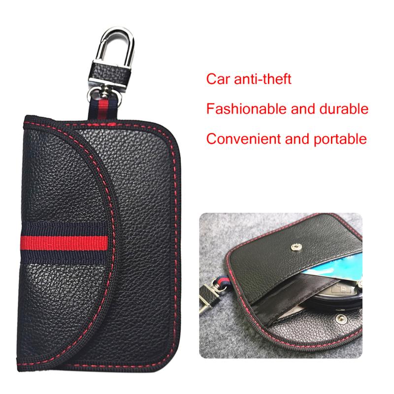 Product Introduction of Faraday - Beg kunci kereta RFID, Kantung penyekat isyarat, Sarung keselamatan kereta, Anti-kecurian, kemasukan jauh, Perlindungan Fob Pintar 4