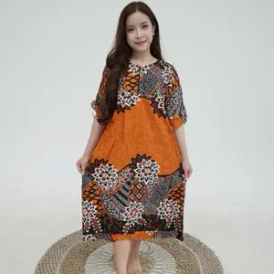 Daster Batik Pattern Terbaru Bahan Aman Nyaman Ukuran Pas Cocok untuk Sehari-hari Jaminan Kualitas