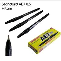 Gambar Ballpoint Standard AE-7 Hitam Pack 12 PCS Stationery dari Officemart Kota Administrasi Jakarta Timur 2 Tokopedia