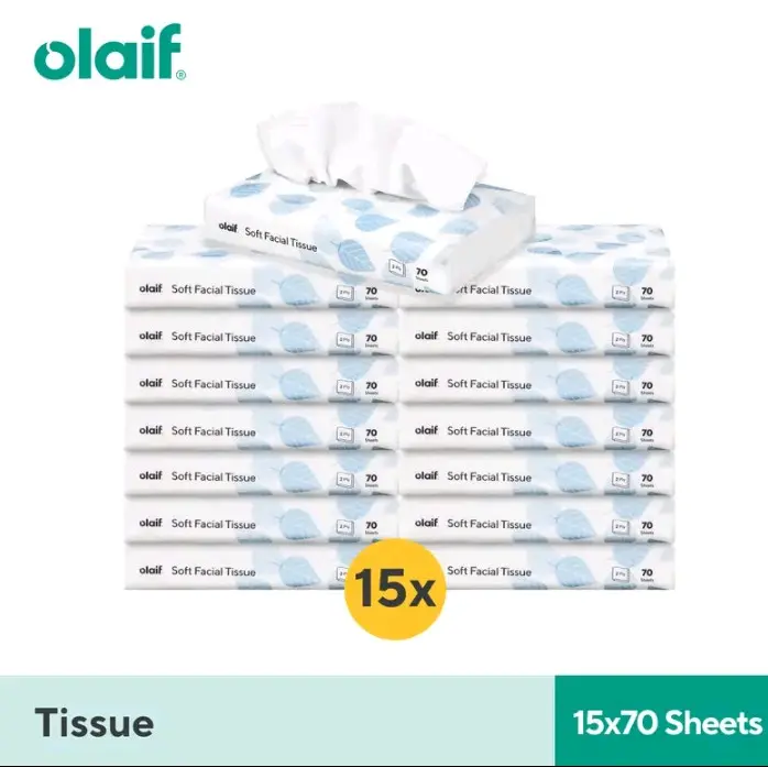 soft facial tissue 2ply untuk wajah
