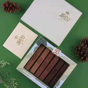 Gradient Chocolate Small 6 Batang - Set Hadiah Cokelat Gradasi - Free Kartu Ucapan - Gantungan Kunci - Snack, Food