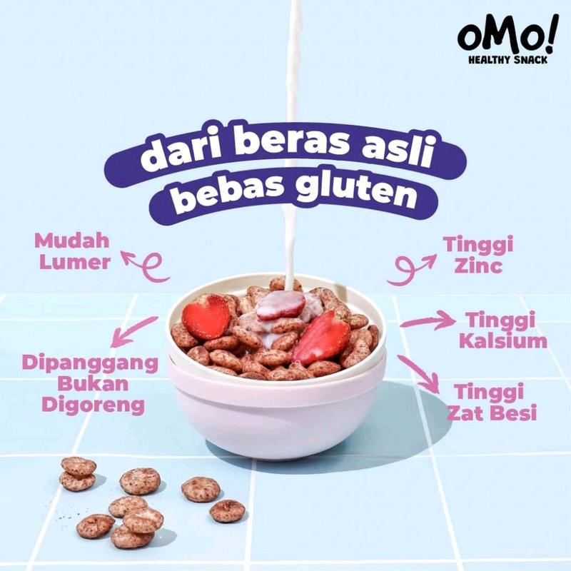 OMO! Krispy - O  15gr - Snack 8 bulan+| Dari beras Asli | cemilan sehat 2