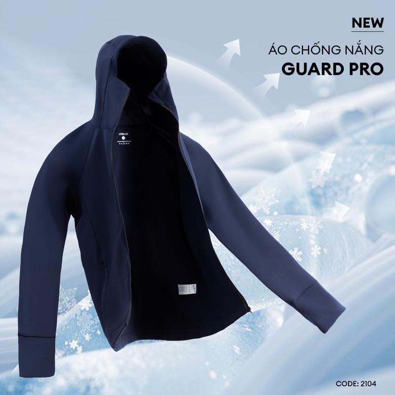  ÁO CHỐNG nắng Sport Nam 1 lớp URBAN Chất UMI mềm mịn thoáng khí co giãn tốt Chống tia UV tản nhiệt GUARD PRO NO. 2104 ao khoac aonam  dep 