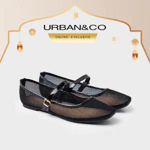 [NEW LAUNCH] URBAN&CO Brienne Flatshoes Tali Wanita Sepatu Cewek Mary Jane - Brienne