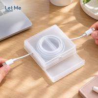 Gambar Let Me Transparant Rotate Mini Cable Organizer Box - Tempat Penyimpanan Kabel Kotak Charger Headset Mini Transparant Dapat Berputar Portable LM-AGB2100 dari Letme Home Living Kab. Tangerang 4 Tokopedia