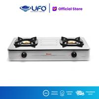 Gambar RINNAI  KOMPOR GAS 2 TUNGKU API EKONOMIS RI602E(W) dari UFO ELEKTRONIKA JOGJA Kab. Sleman 1 Tokopedia