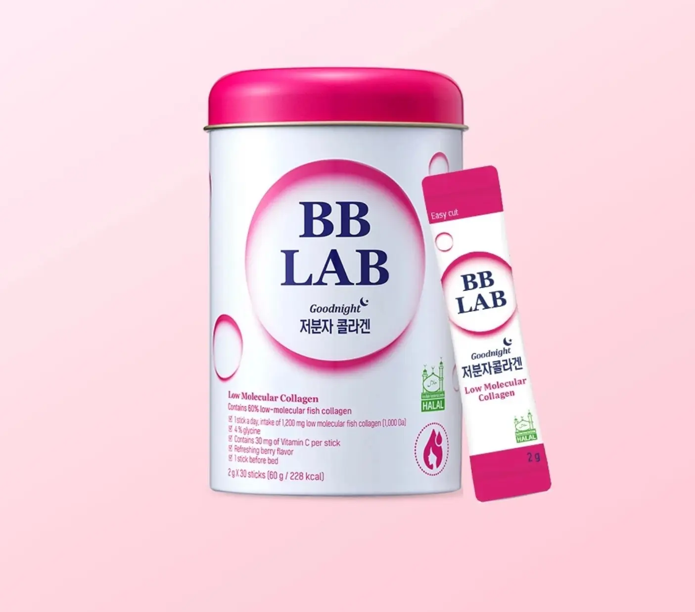 NUTRIONE BB LAB Halal Good Night Collagen (2g x 30 sticks)
