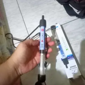 Alat Pemanas Aquarium ikan hias Rosston RSK Heater Kaca 25Watt 50Watt 75Watt 100Watt