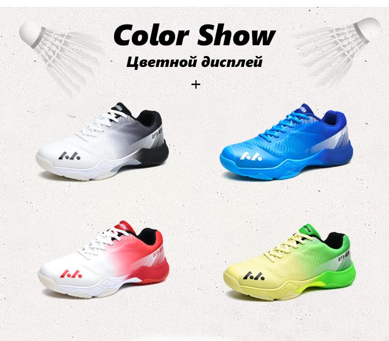 Product Introduction of New Original LEFUS Men Women Badminton Tennis Shoes for Women Pickleball Shoes Squash Volleyball Lace-up Sneakers for Indoor Outdoor Court Training Cushioning Table Tennis Sneakers 5