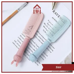 UNISO - SISIR RAMBUT PASTEL ESTETIK ANTI KUSUT / SIKAT RAMBUT COMB HAIRCARE