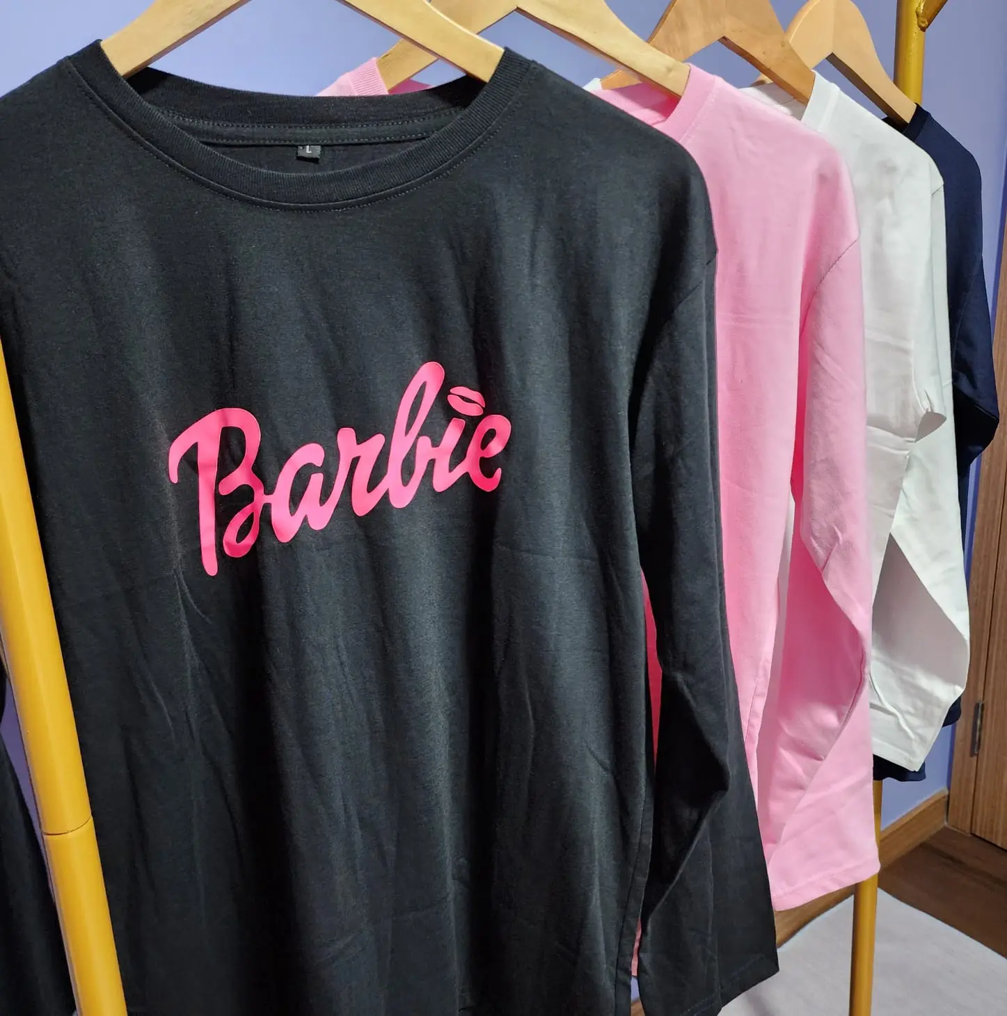 Barbie Logo Cotton T-Shirt