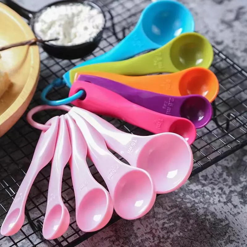 Sendok Takar Set (5in1) / SET Warna warni ukur kue air bumbu dapur susu / sendok ukur gula 8