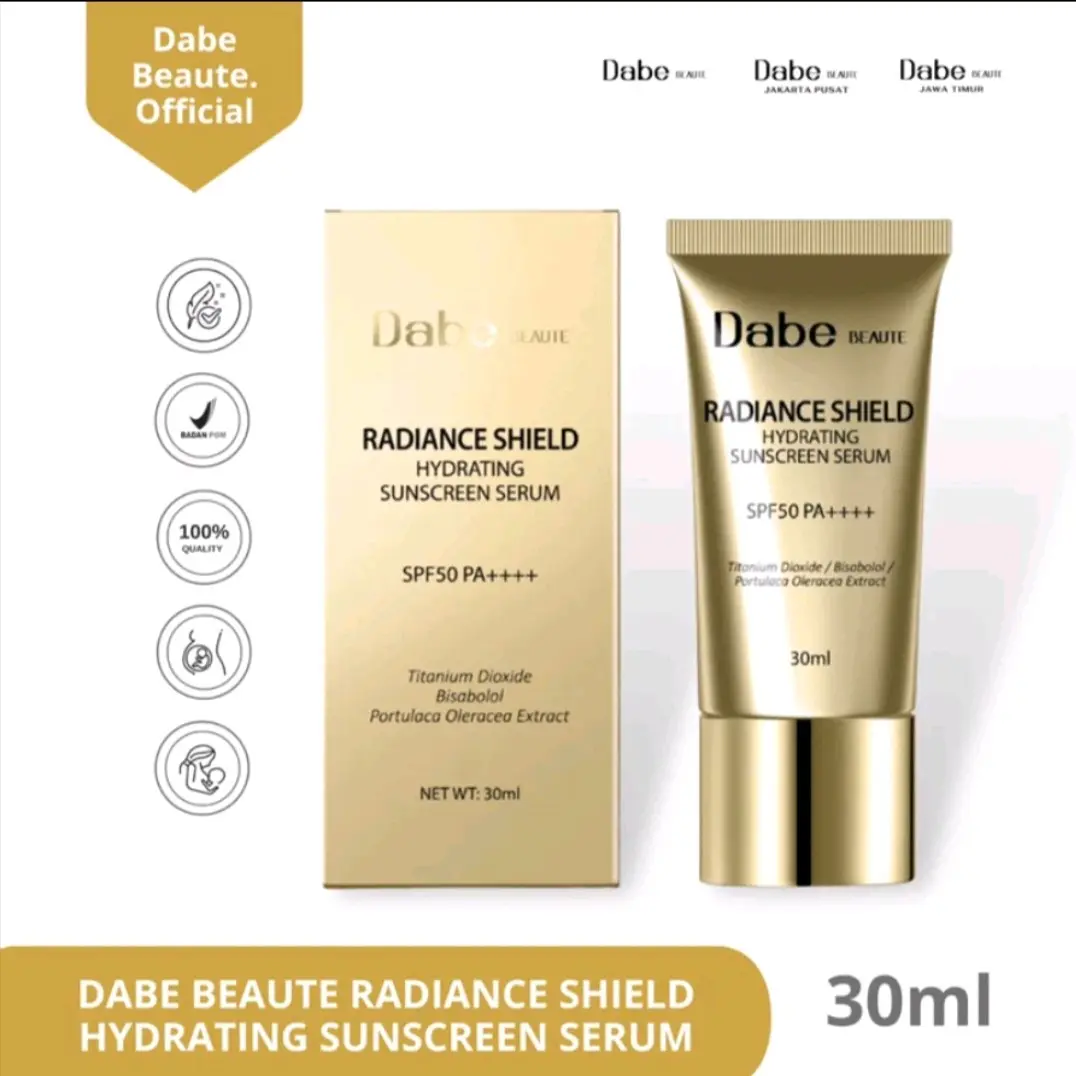 DABE BEAUTE raidence Shield Hydrating SUNSCREEN serum SPF 50 PA++++
