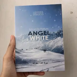 LAMOZA EXCLUSIVE PARFUM 30ML VARIAN WHITE ANGEL EXTRAIT DE PARFUM AROMA KENTAL TAHAN 24 JAM