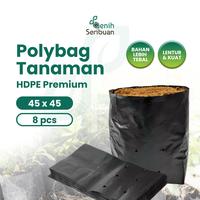 Gambar Polybag Tanaman 45x45 Tebal isi ± 8 Lembar Polibag Besar 45 x 45 Awet - 45x45 ± 8 pcs dari Benih Seribuan Kab. Boyolali 1 Tokopedia