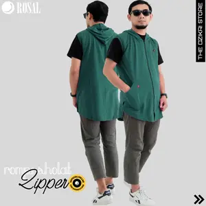 ROSAL Zipper Rompi Sholat Shalat Salat Solat