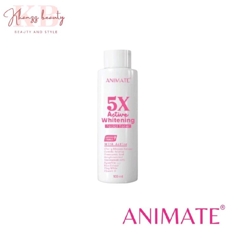 Animate 5X Active Whitening Facial Toner 100ml 1