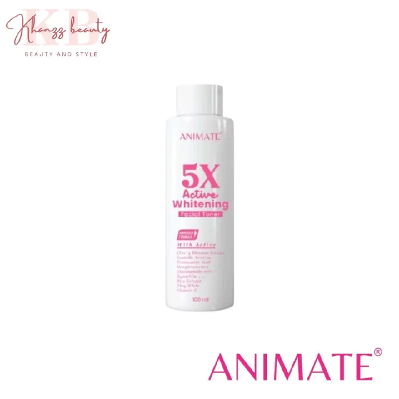 Animate 5X Active Whitening Facial Toner 100ml 1