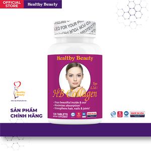HB Collagen Type 1,2&3 - Viên uống bổ sung , hỗ trợ đẹp da (120 viên – Made in USA)