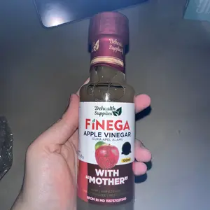 Dehealth Supplies FINEGA CUKA APEL 100ml Kaca cuka apel original