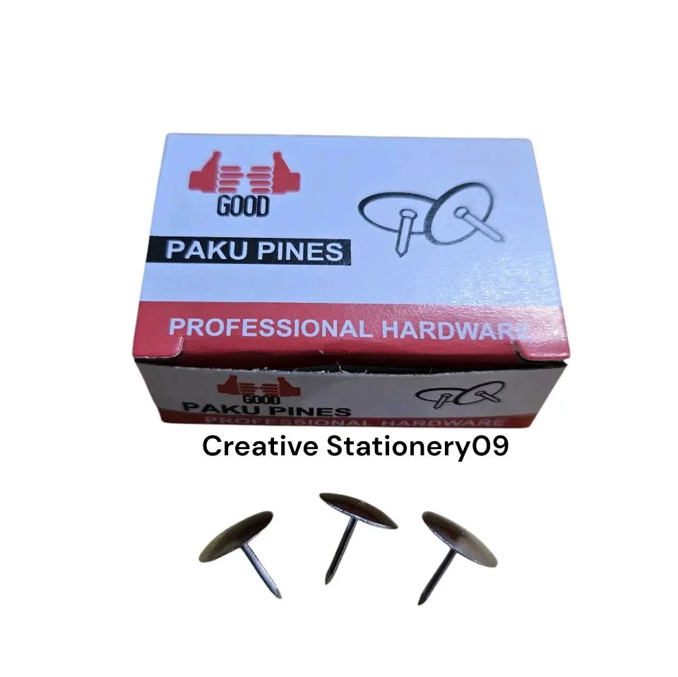 ￼Paku Payung MURAH / Paku Pines / Thumb Tacks Per Kotak