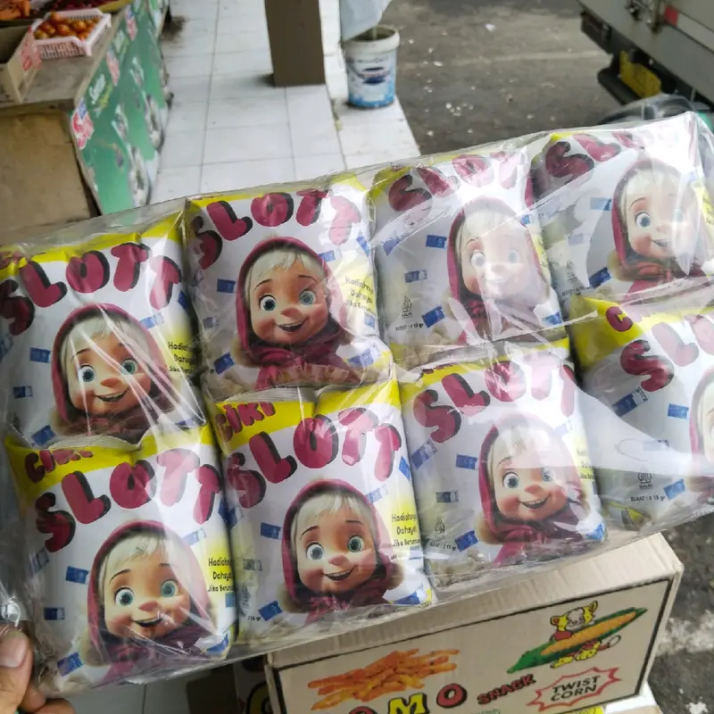 CIKI SLOTS VIRAALL BANJIR HADIAH UANG TUNAI Snack Kering Cemilan 0