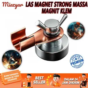 Mia Las Magnet Stang Massa Magnit Klem Masa Las / Strong Magnetic Earth Ground Clamp Welding Hottome