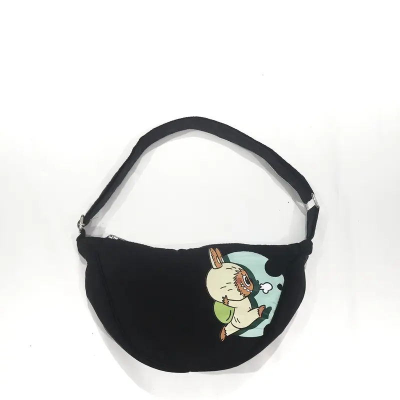 Ifti xeina tas selempang wanita labubu viral slingbag kasual sablon premium karakater bahan nylon muat premiu 3