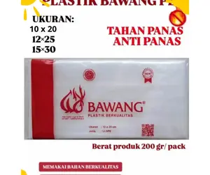 Kantongan Plastik PE Merek Bawang/ Plastik es gula minyak kiloan kuat dan tahan panas / plastik