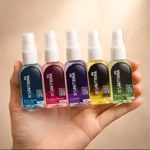 SANTRINA Parfum Viral Beli 1 Dapat 5 Botol  Pria Wanita Aroma Tahan Lama Toner Roll De Eau Parfume Unisex Paket Bundling Extrait