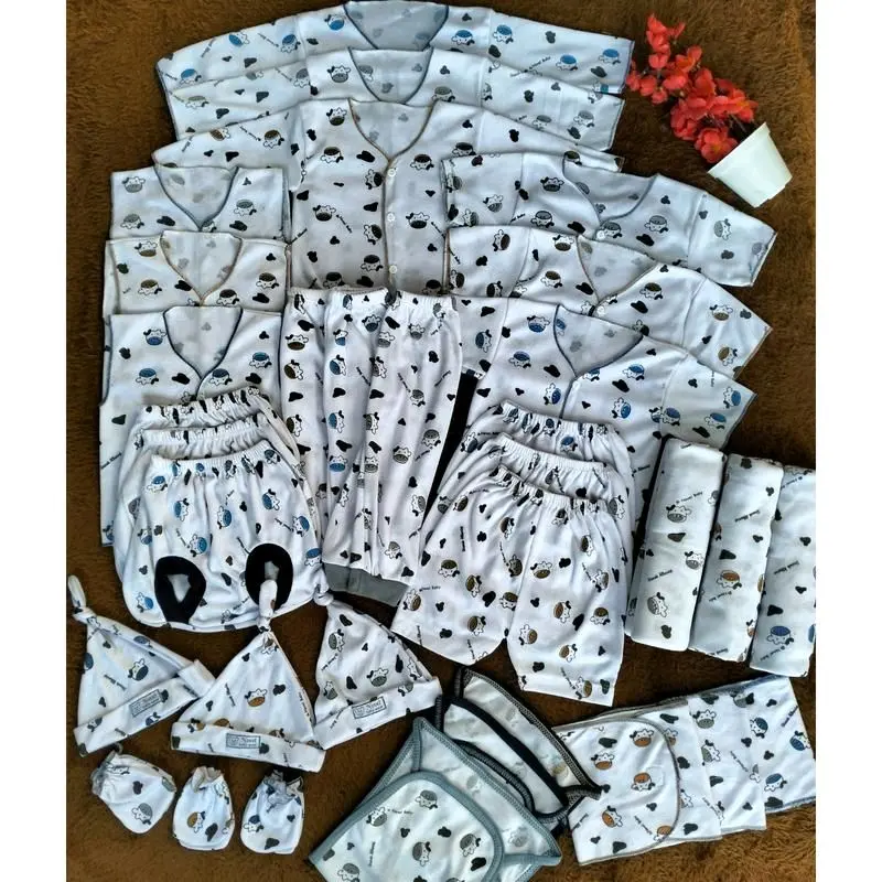 setelan baju bayi baru lahir Paket 42 PCS Paket Brojol Paket Lahiran dan Celana Bayi New Born SNI