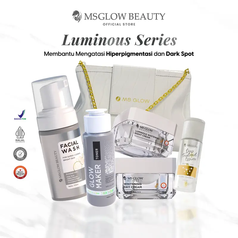 [6.6 SALE] FREE DTE Mini 30ML Hadiah Terbatas/Hari] MS GLOW - PAKET WAJAH Facial Mencerahkan Kusam Memudarkan flex 3